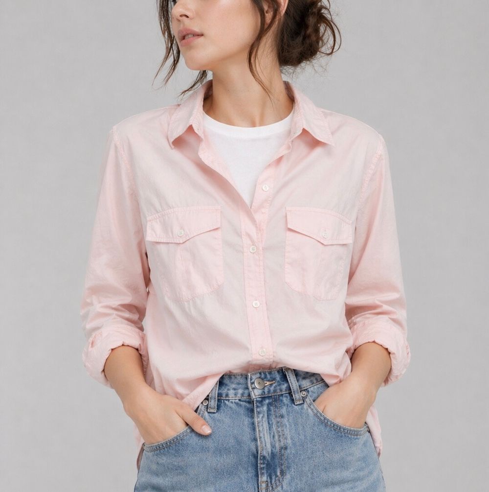 Trenery Pink Pure Cotton Shirt