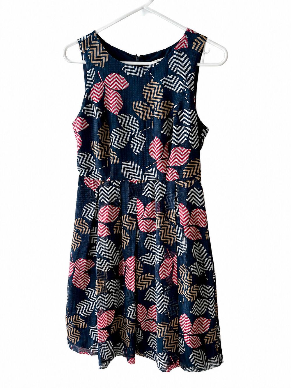 Hi There From Karen Walker Navy Patterned Dress