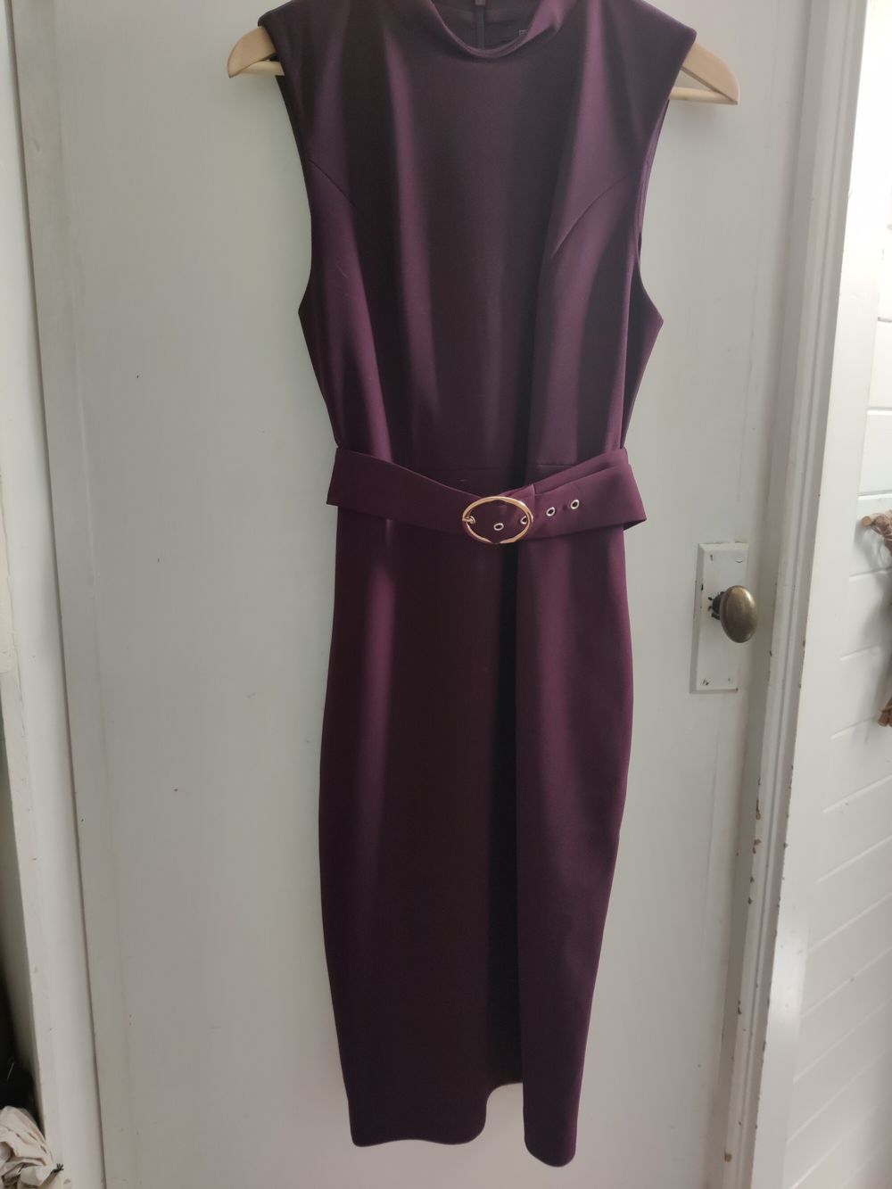 slim fit dress slacks CATE BLANCHETT PRE-OWNED SABATINI Midi-DRESS SOLD main image 0