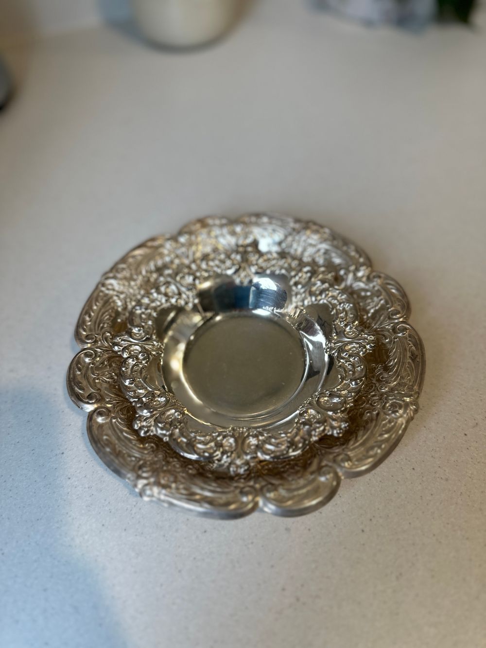 Antique Circa 1920’s Silver Plated Bowls