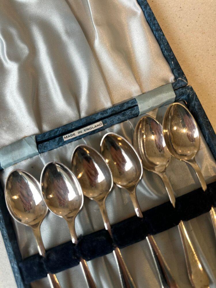 Antique Circa 1920’s Silver Plated Teaspoons