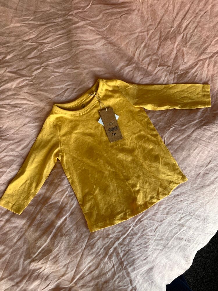 Organic Cotton Ochre Top