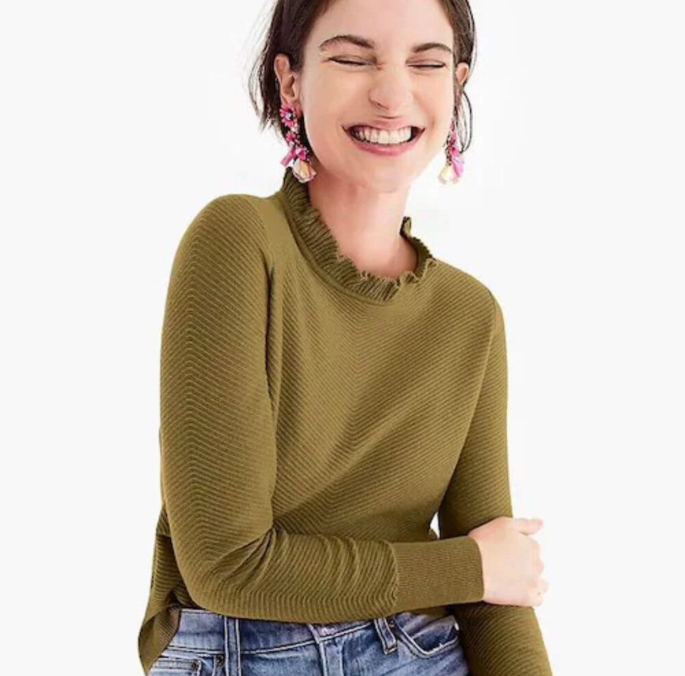 J.Crew Green Knit Jumper