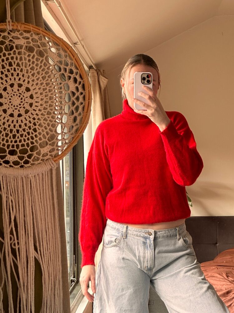 THE COSIEST Lambswool Angora Turtleneck