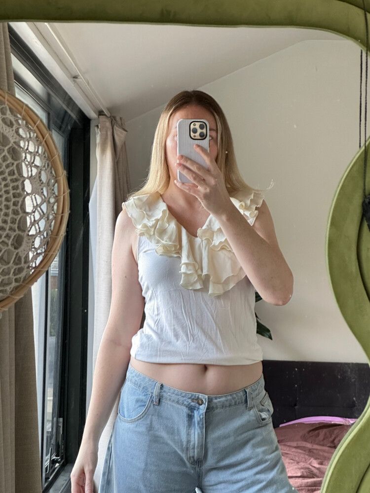 Vintage Ralph Lauren Ruffle Top