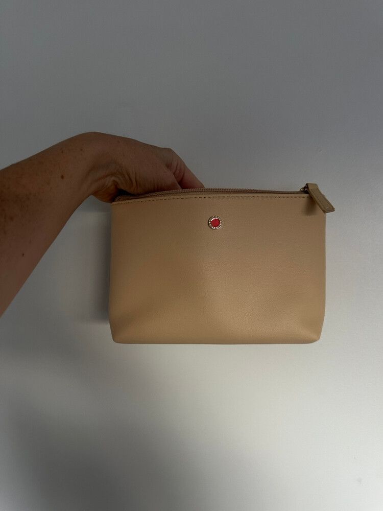 Bulgari Beige  Makeup Bag