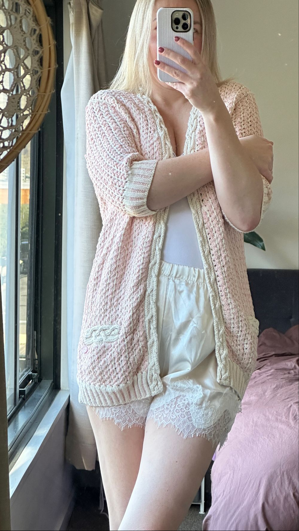 Authentic Chanel 2018 Braided Knit Cardigan