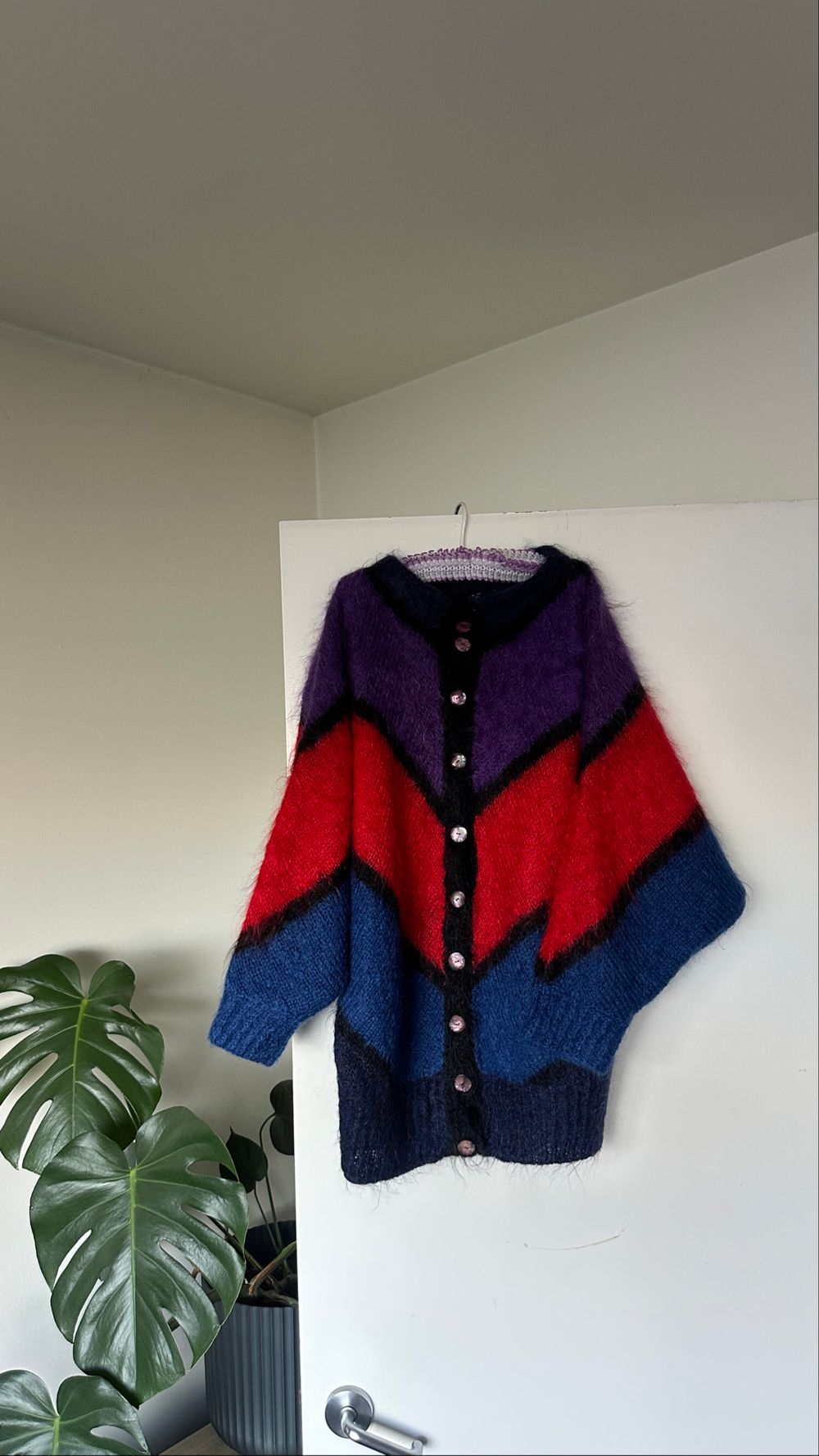 INSANE Bat-Winged Mohair Hand Knit