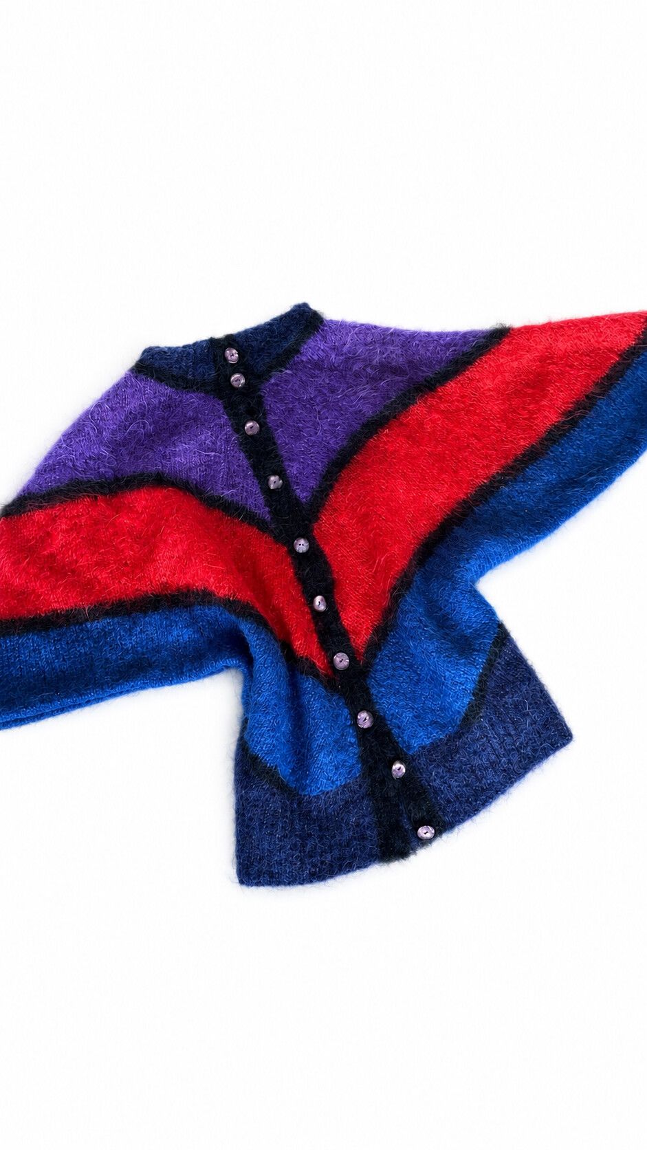 INSANE Bat-Winged Mohair Hand Knit