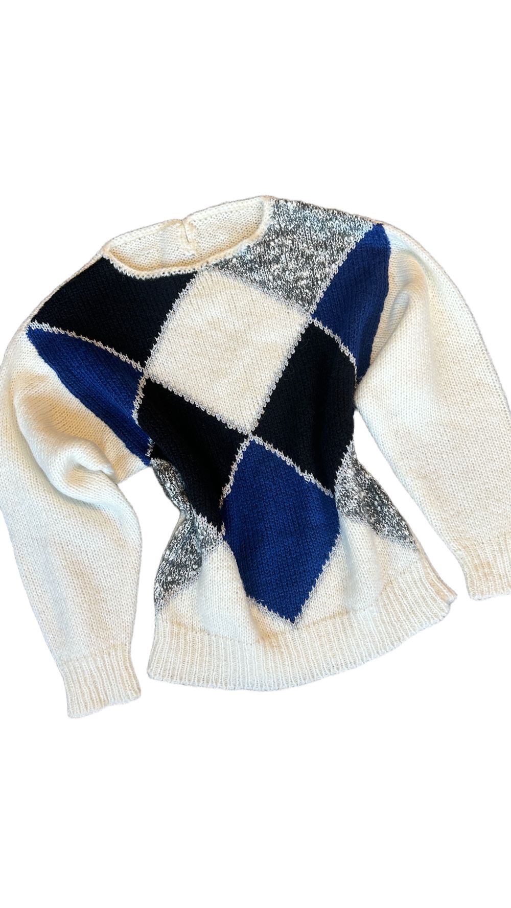 BHS Argyle Knit Jumper