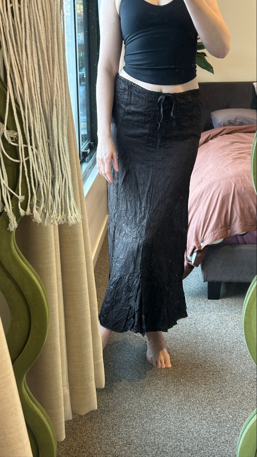Vintage Floaty Tie Waist Skirt