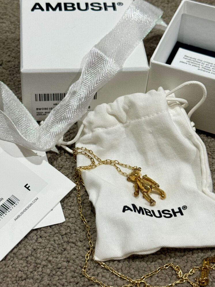 Ambush Gold Bear Necklace