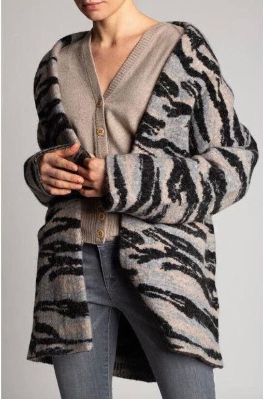 Zadig & Voltaire - Zadig & Voltaire Mia Camo Cardigan on Designer 