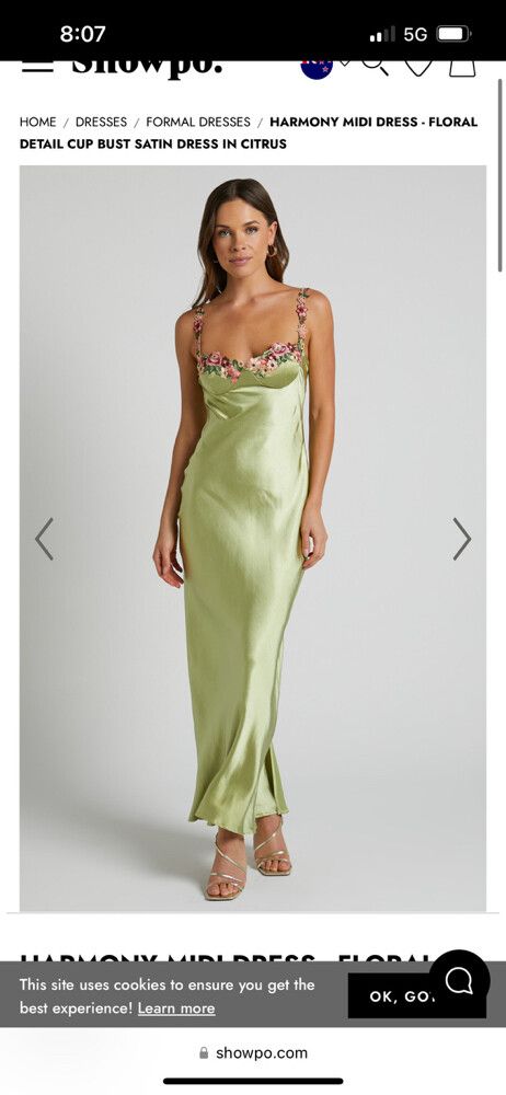 summer green midi dress A-Line Mint Green Floral Midi Cottagecore Corset Dress Mint Green / Medium