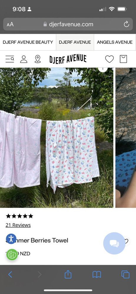 Djerf Avenue Summer Berries Towel