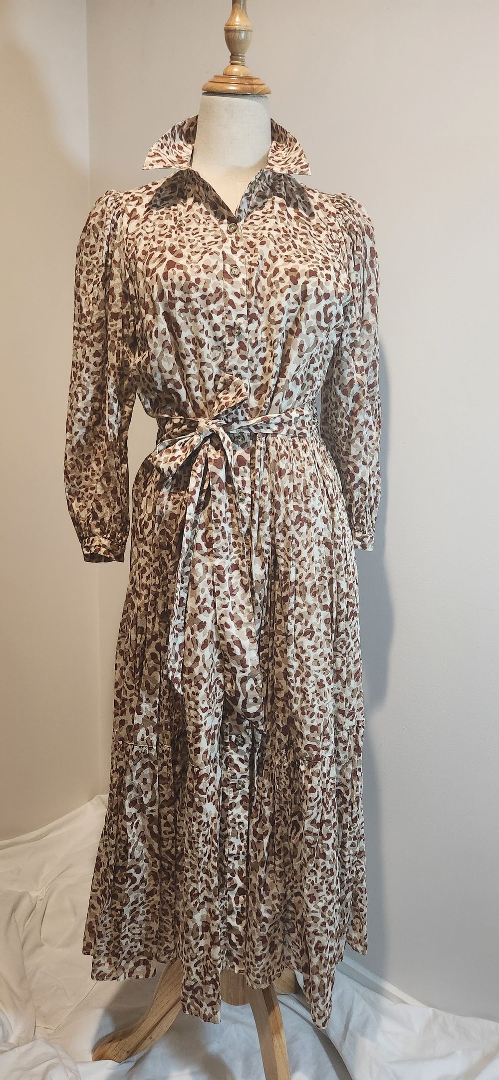 Witchery Brown Animal Print Dress