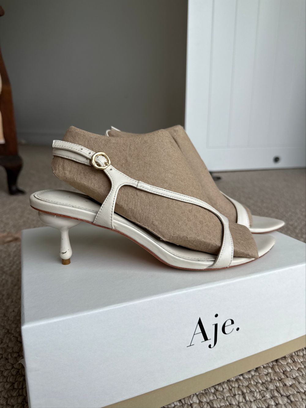 Aje Cream Heels 38