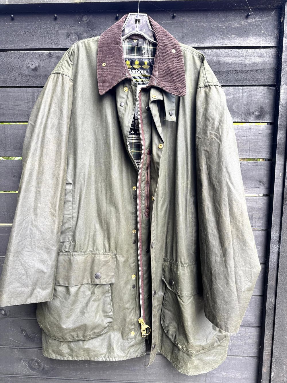 Vintage Barbour Made in New Zealand Waxed Jacket C44