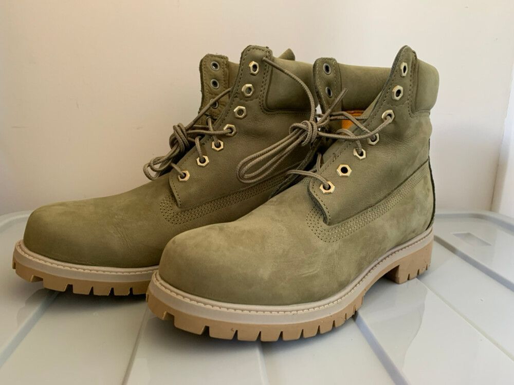 Timberland Olive Green Boots