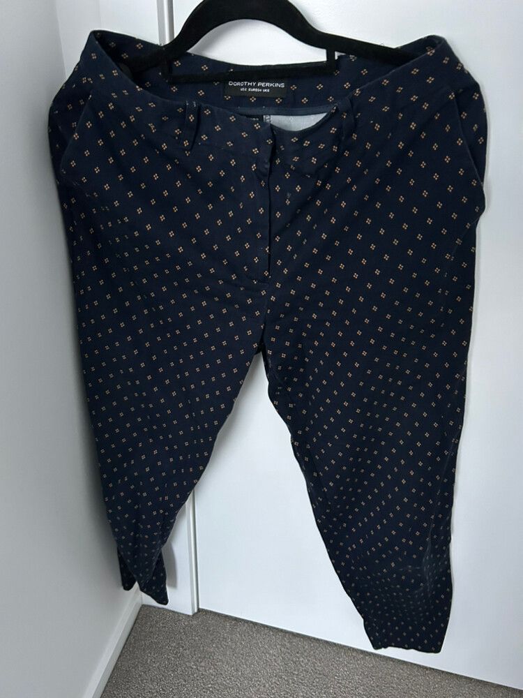 Dorothy Perkins Navy Pants
