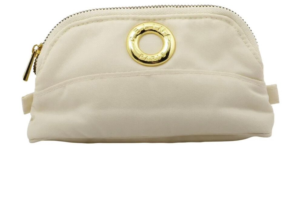 Celine Beige Canvas Pochette