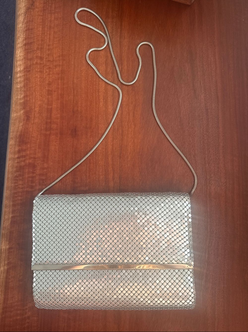 Silver Clutch Bag