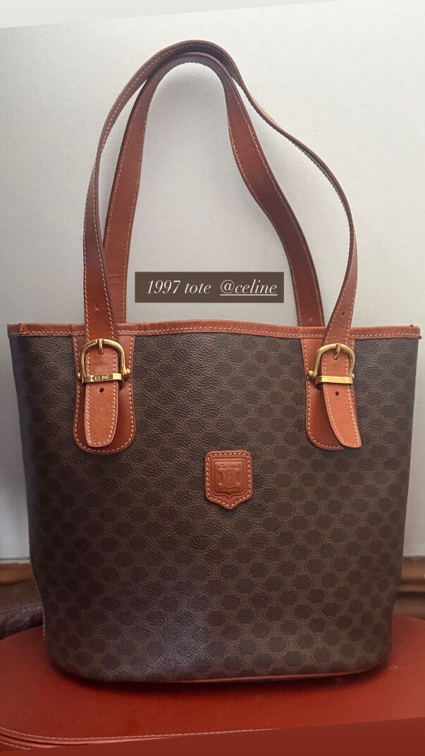 Celine 1997 Macadam tote bag