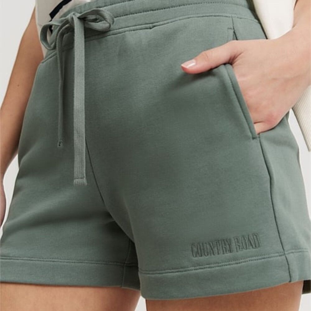 Country Road Shorts Size XL Elastic Waist Cotton Heritage Sweat Short Drawstring