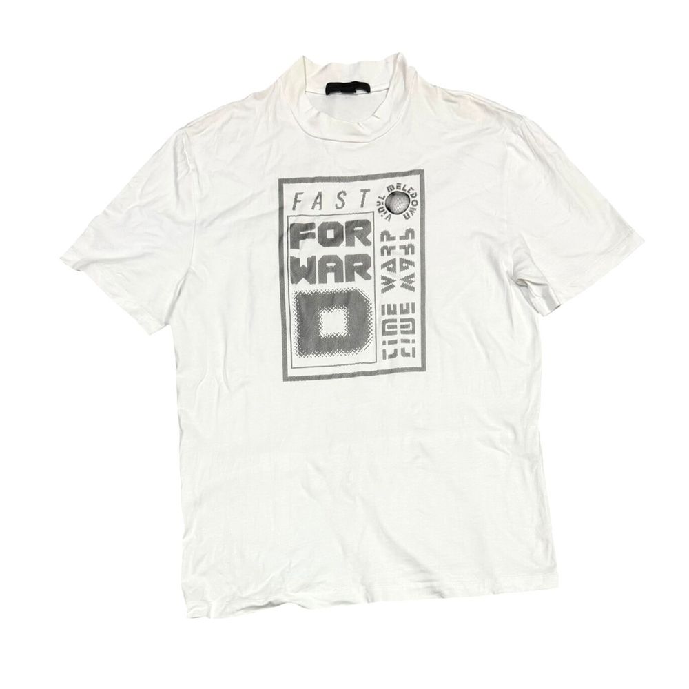 Alexander Wang Tee T-shirt Size Small S White FAST FORWARD White Top Unisex