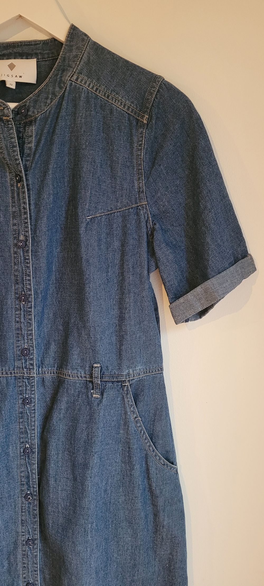 jigsaw denim dress Jigsaw Denim Dress 10