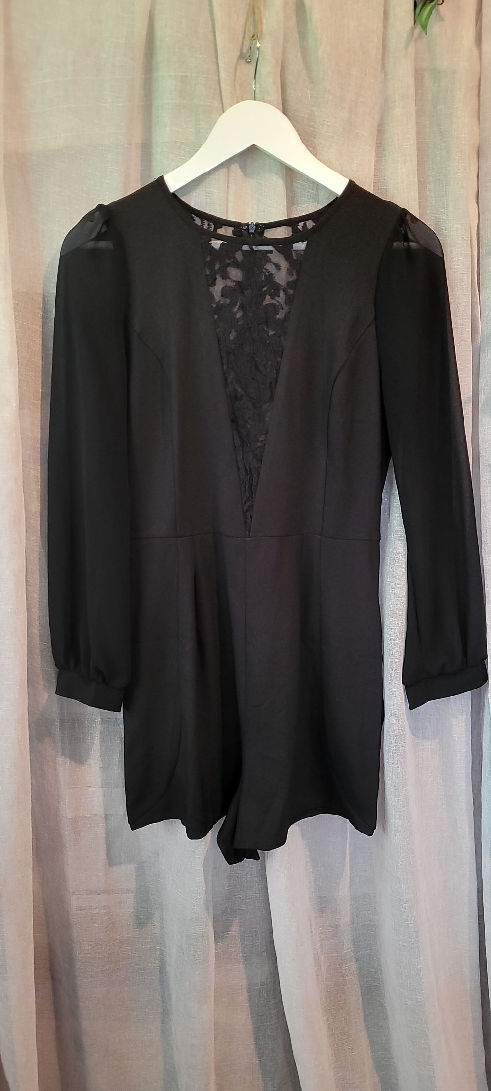 Passion Fusion Black Lace mini Playsuit