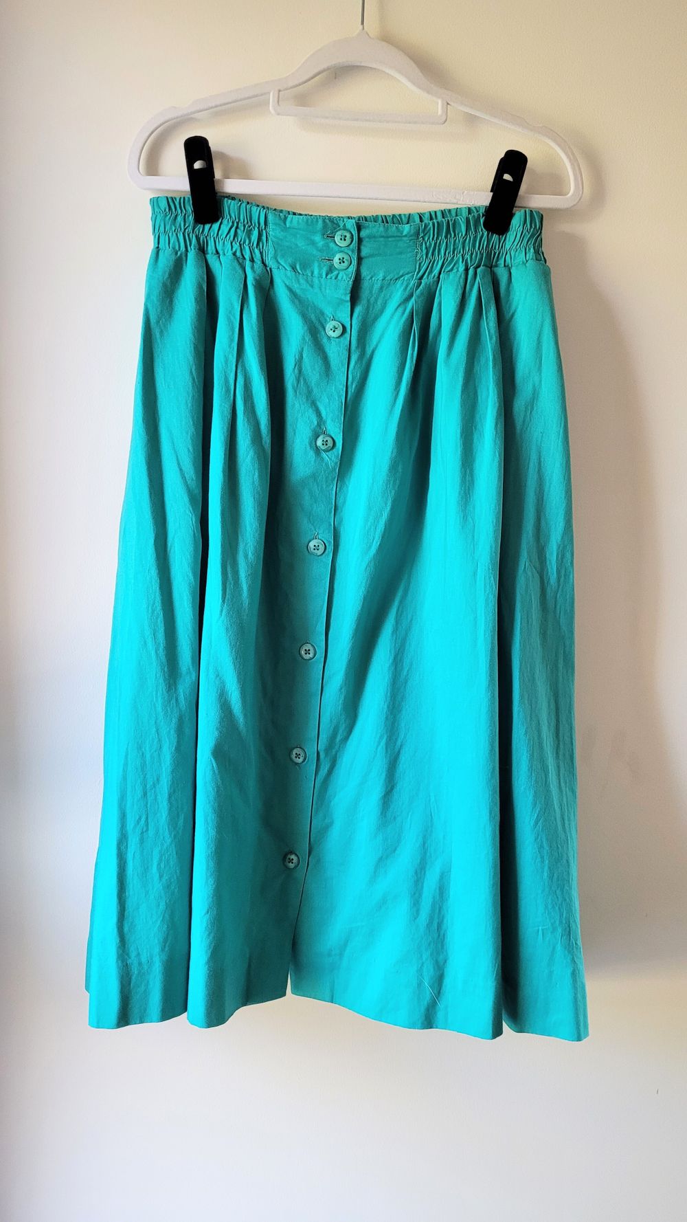 Button-up Turquoise Skirt