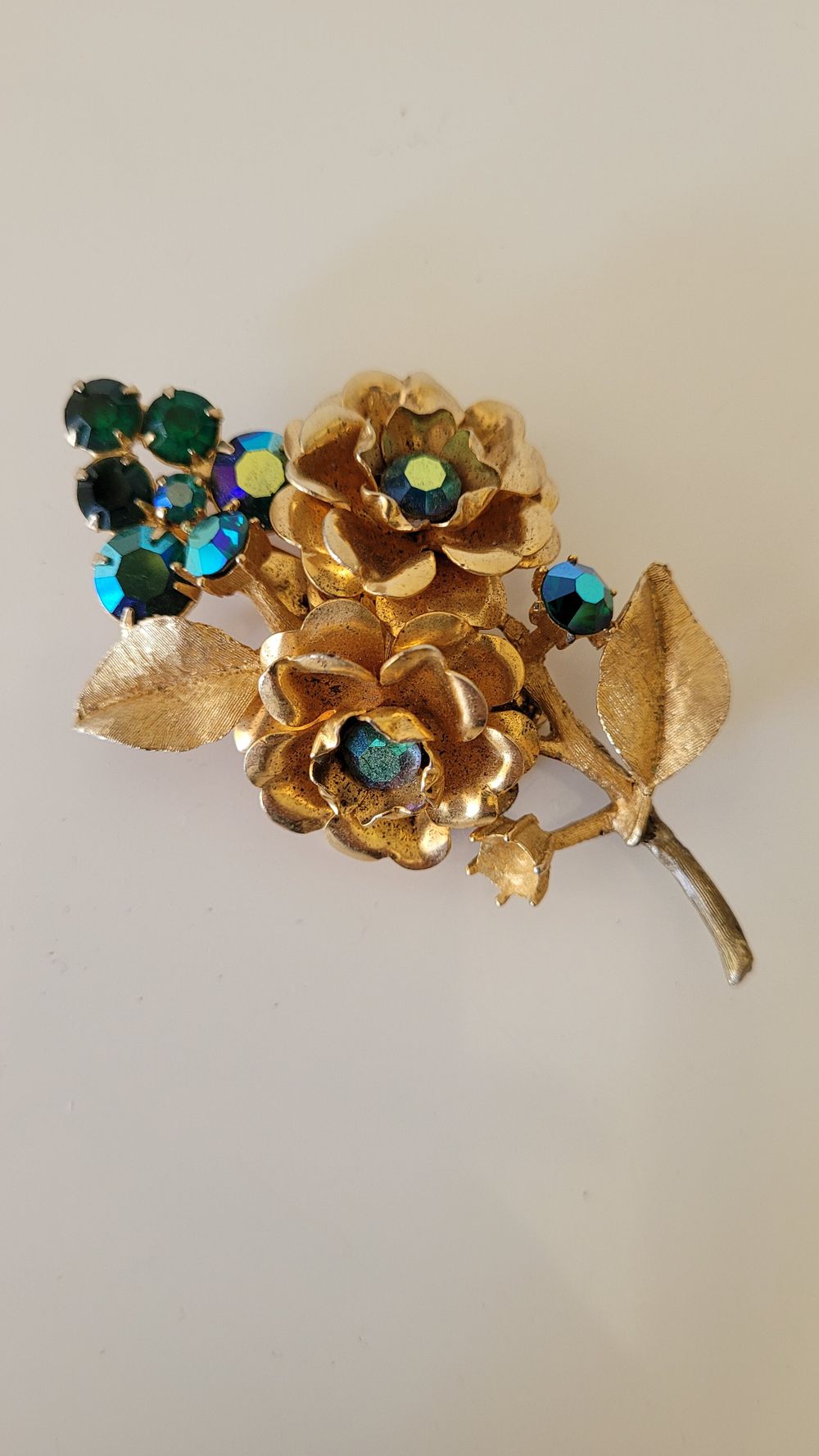 Vintage Floral Brooch