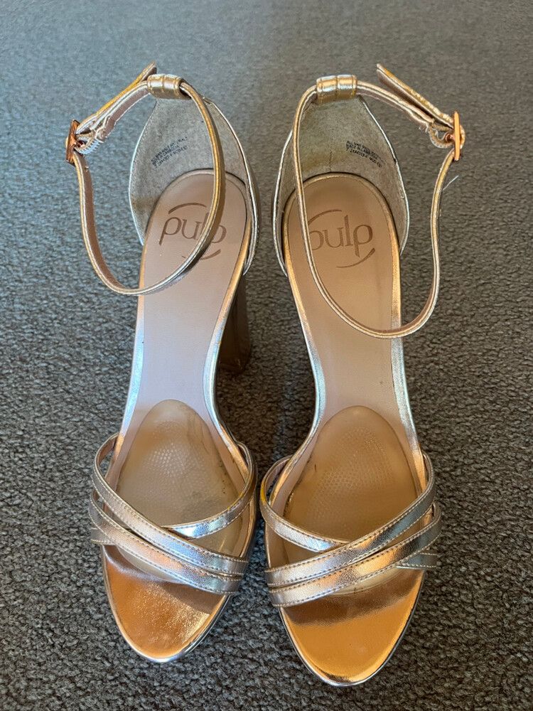 Pulp Rose Gold Heels