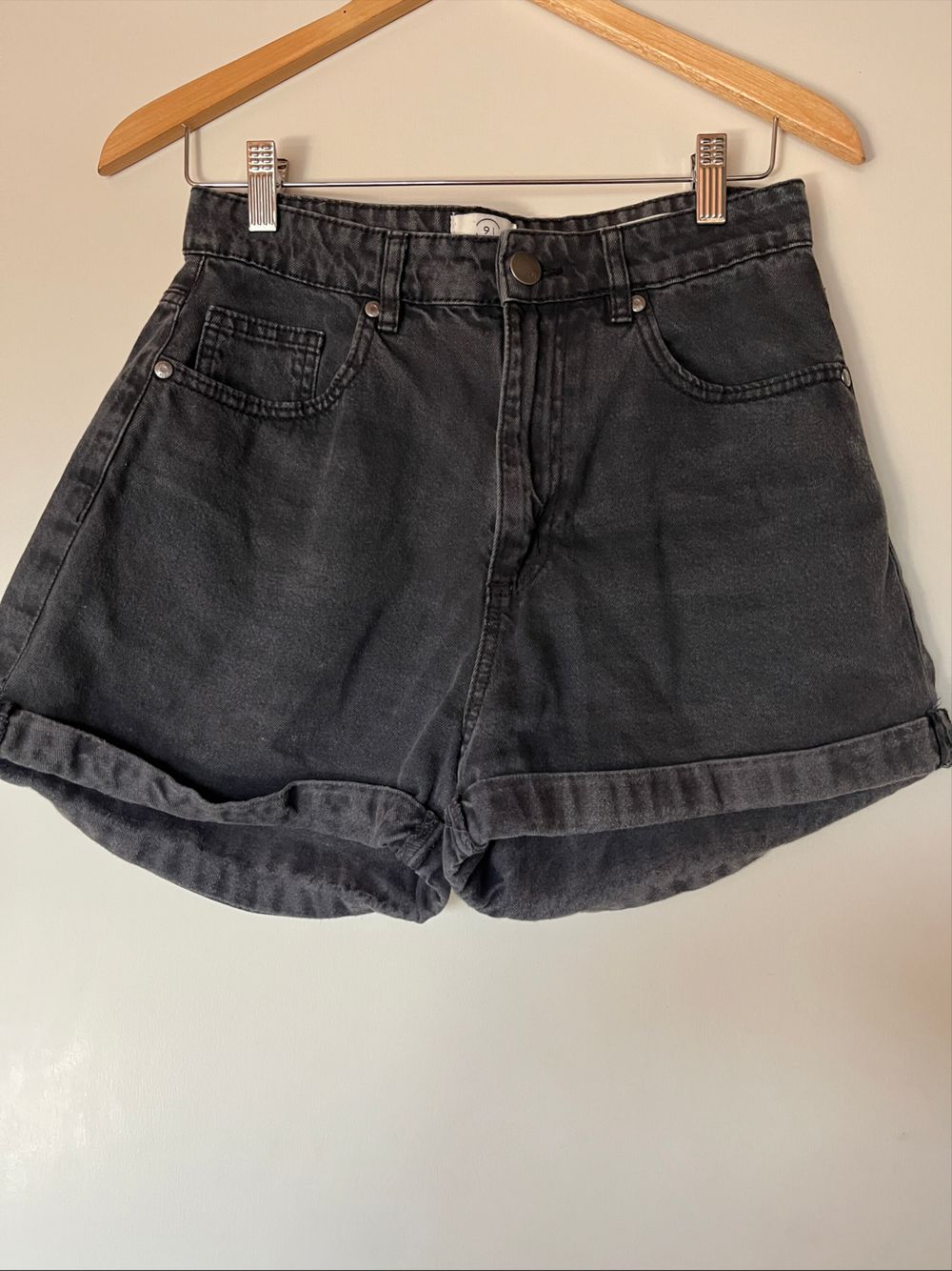Cotton On Black Denim Shorts