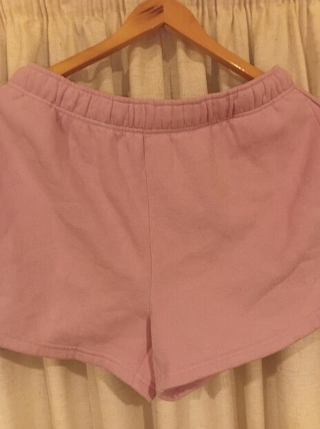 Pink Cotton on fleece shorts