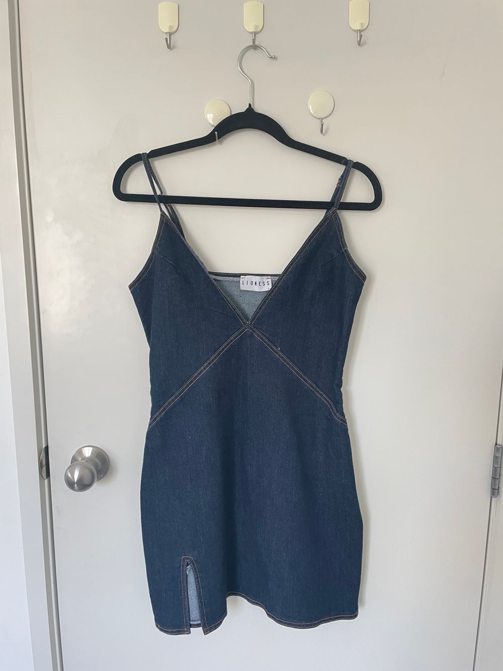 Lioness - Soho Denim Mini Dress on Designer Wardrobe
