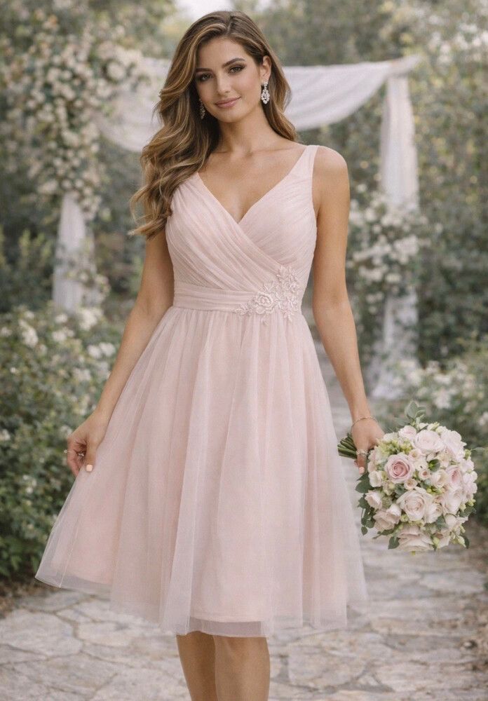 alfred angelo pink bridesmaid dress Alfred Angelo bridesmaid dress simple long blush pink bows in back size M