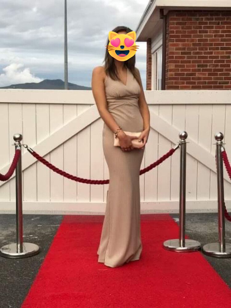 Nude Full Length Dress