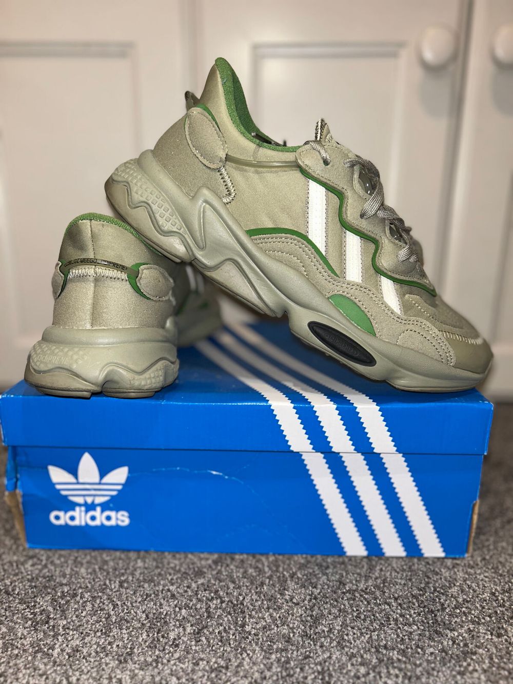 Adidas Ozweego - White/Green/Grey