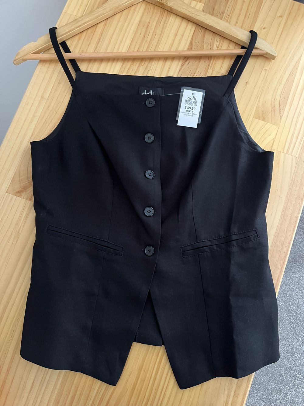 Dotti Kiki Button Through Top - new w/tags