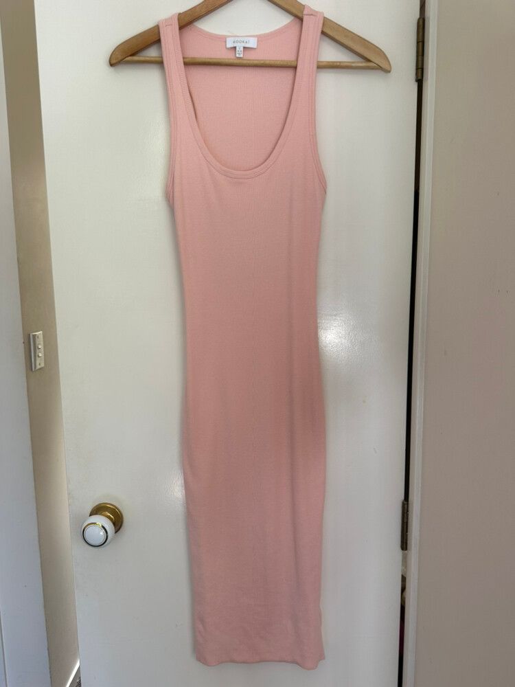 Kookai - Kookai Pink Midi Dress on Designer Wardrobe
