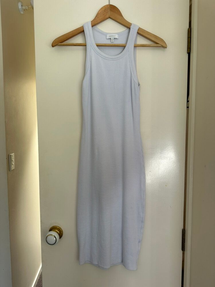 fitted lace wedding dress Chelsea Stripe Low Back Dress, 8 / Tan Multi main image 1