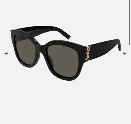 Saint Laurent SLM95F001 Sunglasses- Black