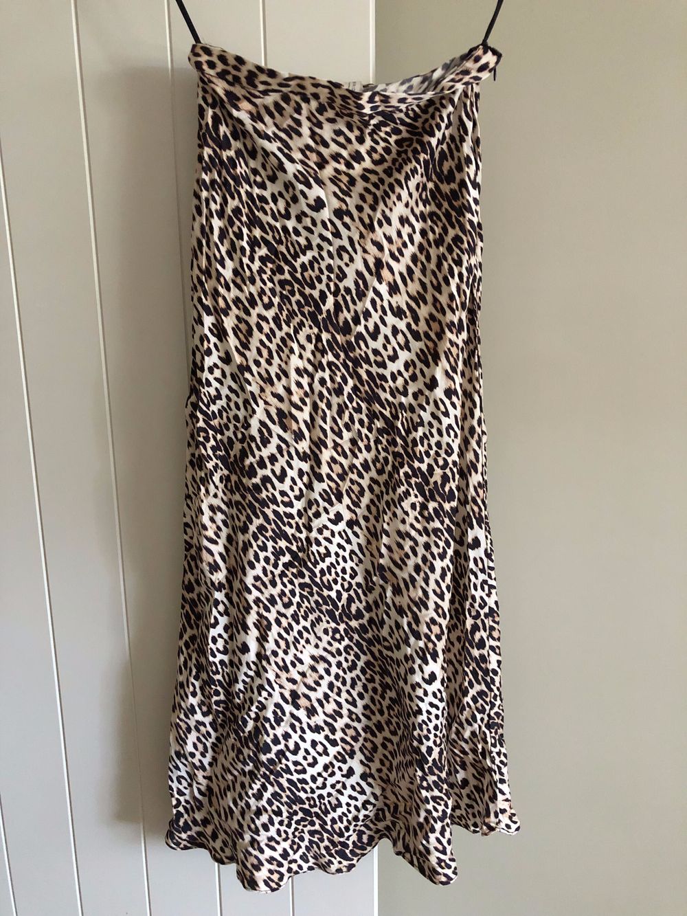 Bec + Bridge Leopard Print Midi Skirt