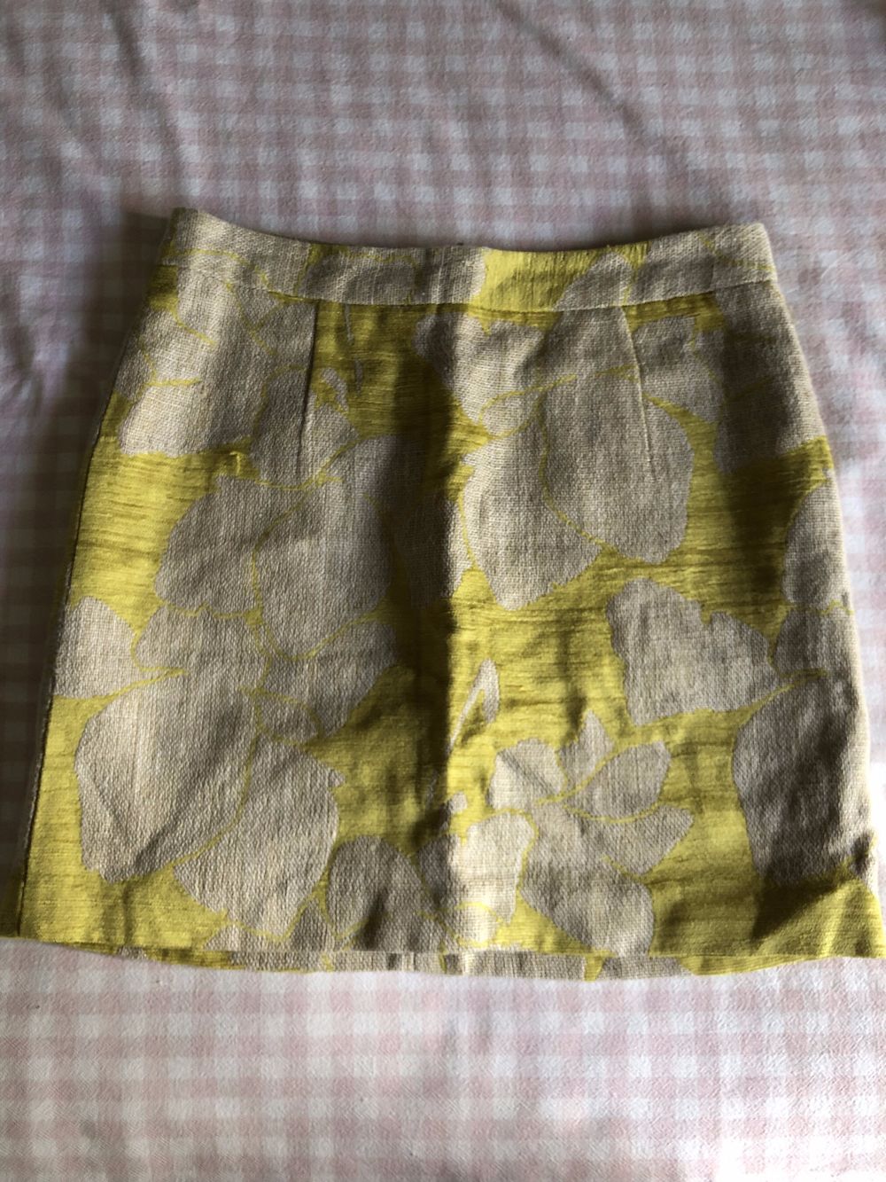Zara Yellow Floral Skirt