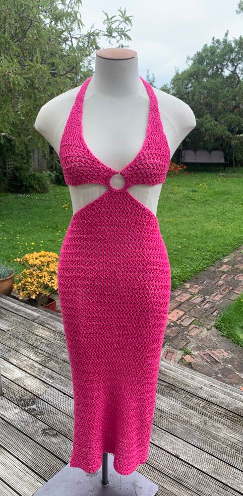 Shein Pink Halter Dress