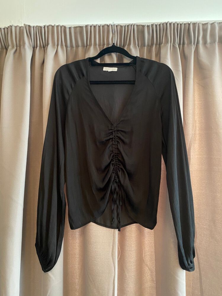 Silky Ruched Top
