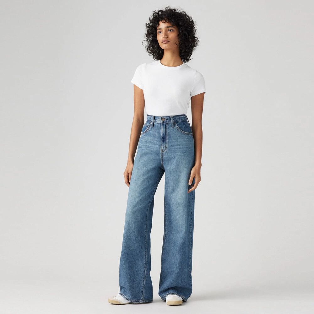 Levi's Blue Cinch Baggy Jeans