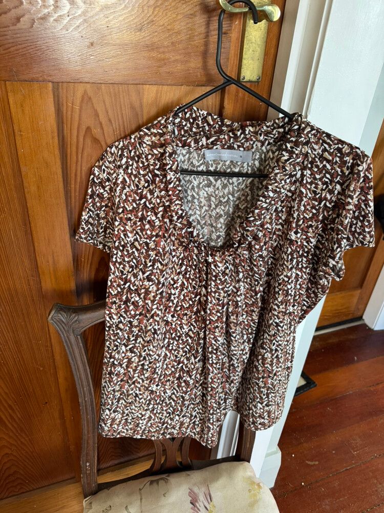Anthea Crawford Australia Abstract Multicolor Top - Plus Size 18